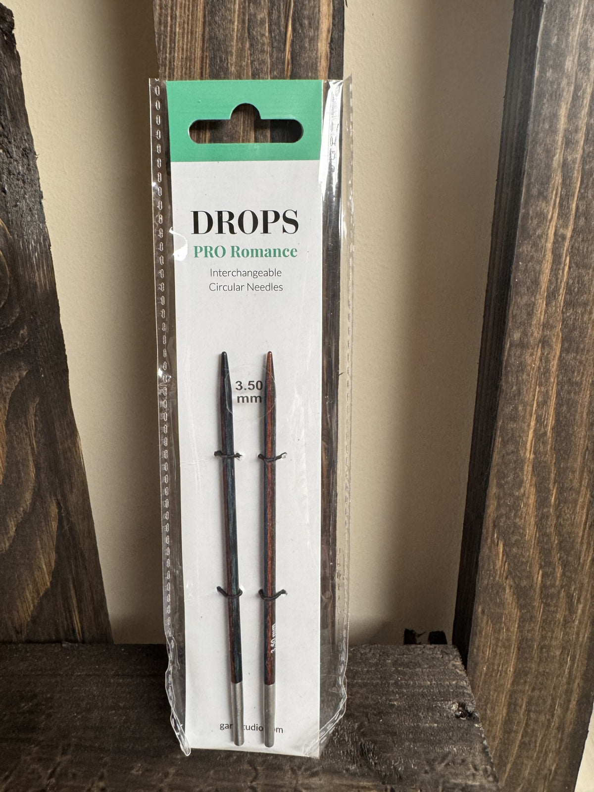 DROPS utskiftbare rundpinner