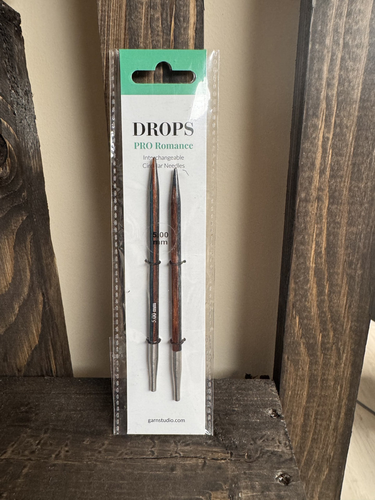 DROPS utskiftbare rundpinner